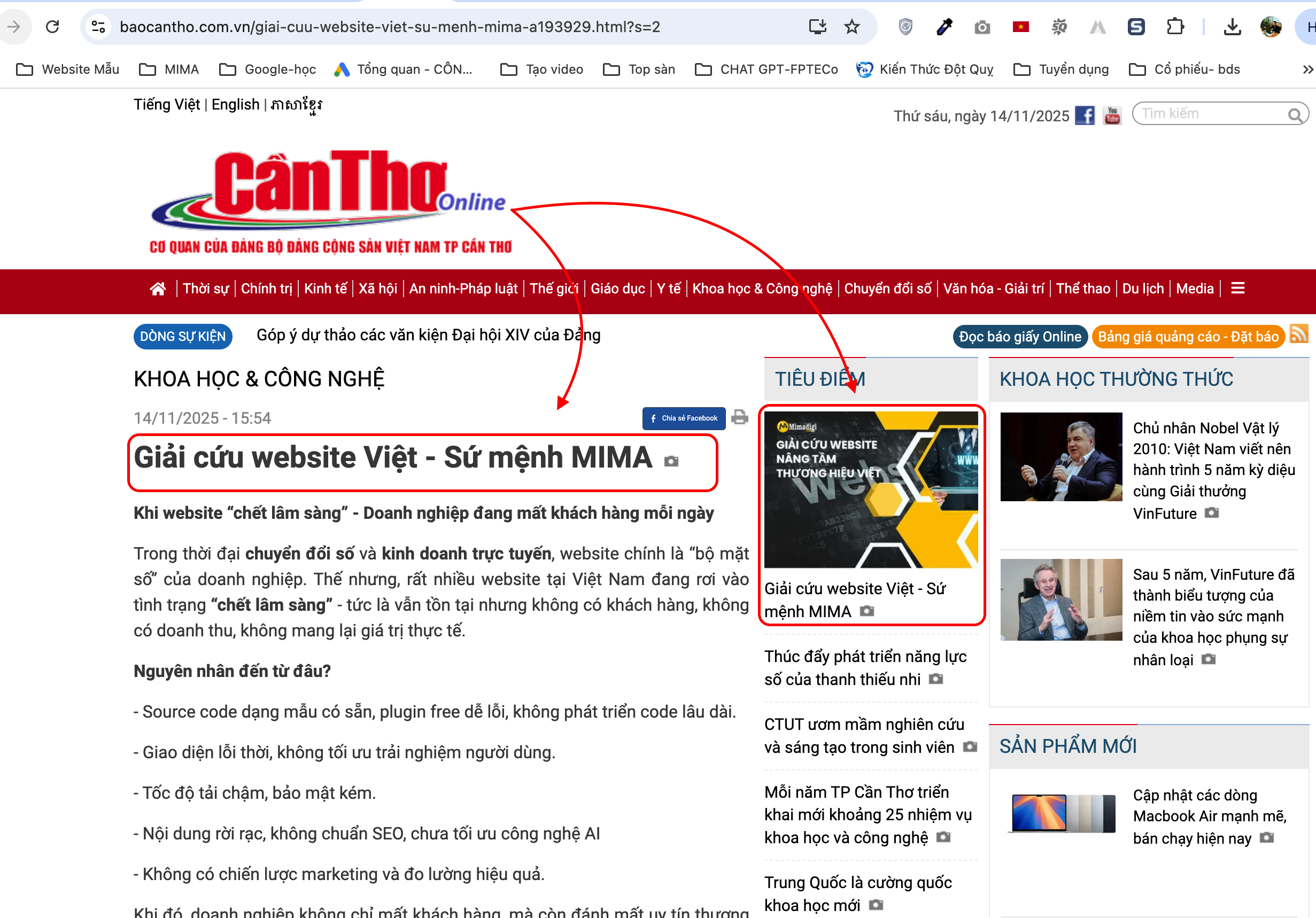 Website Design Can Tho