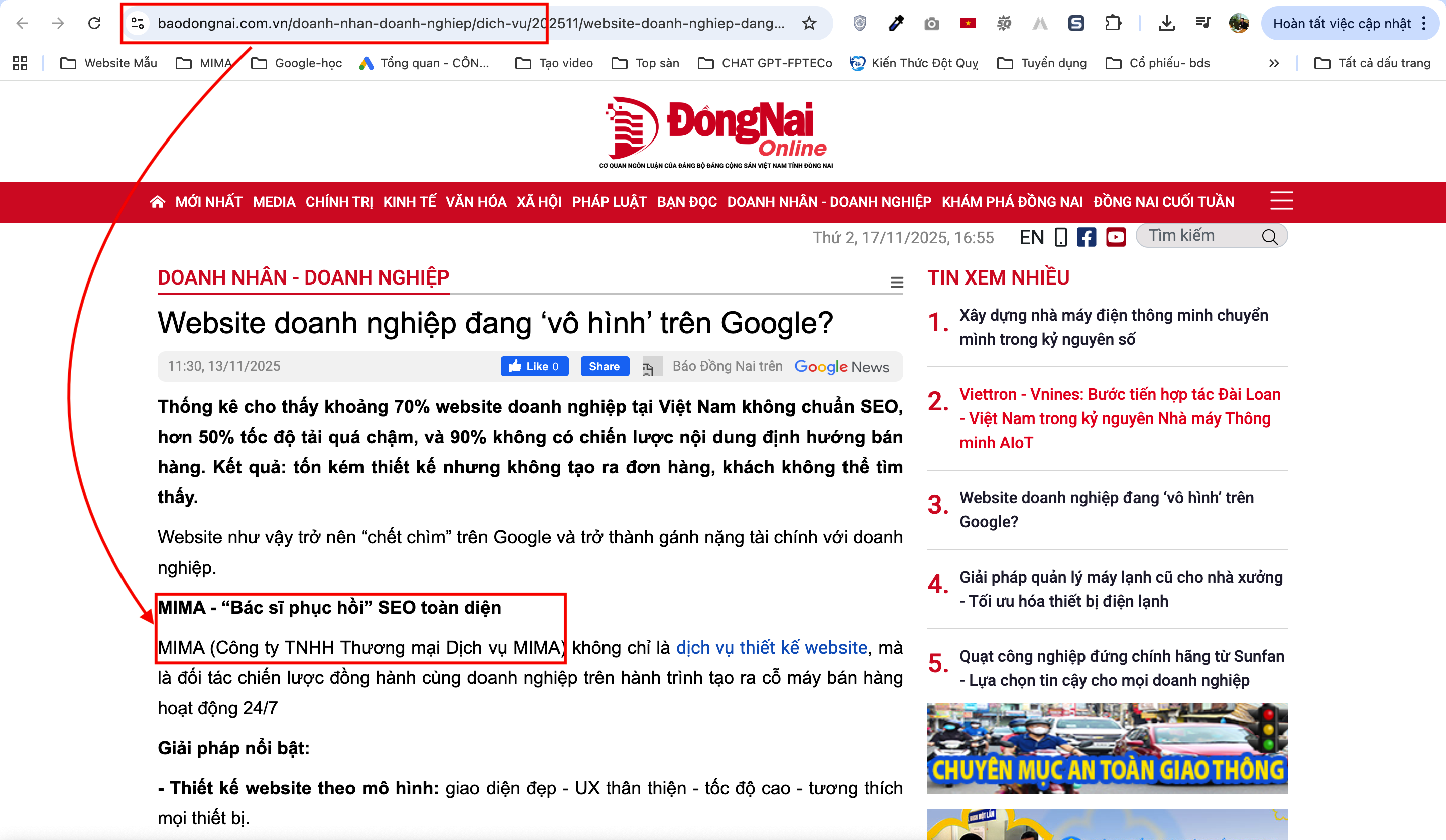 Website Design Dong Nai