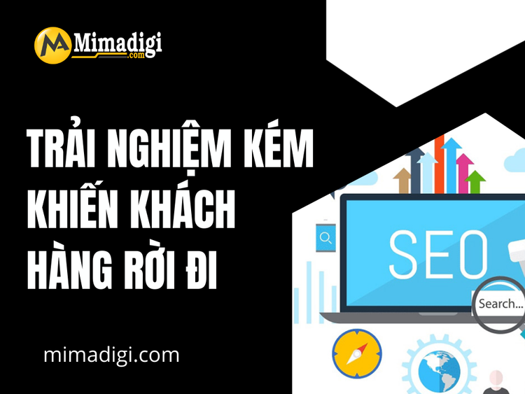 Poor experience causes customers to leave within the first few seconds