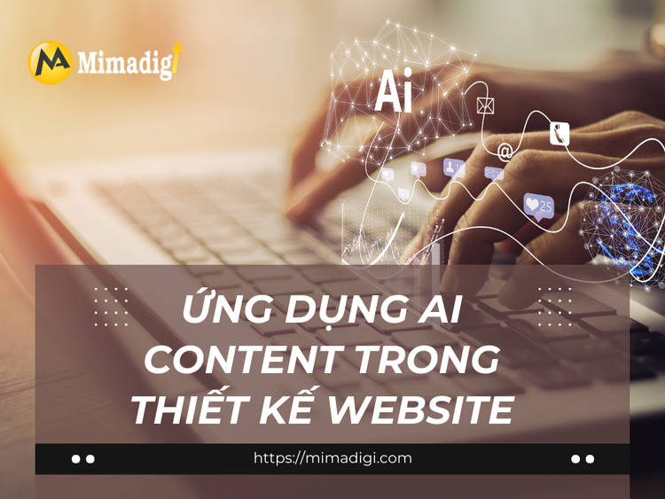 Applying AI Content in modern Tân Định website design