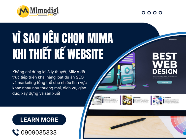 Why Choose MIMA for Binh Loi Trung Website Design?