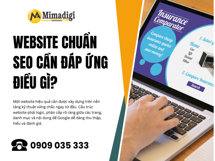 What requirements must an SEO-standard website in Xom Chieu meet?