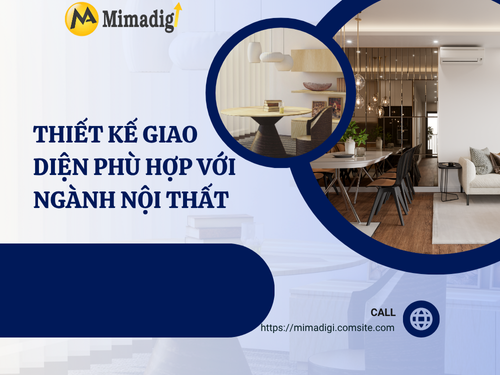Furniture store website design at mimadigi