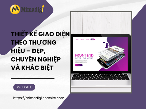 Website Design in Vung Tau – Standard Speed, Easy to Use, Google Optimized with MIMADIGI