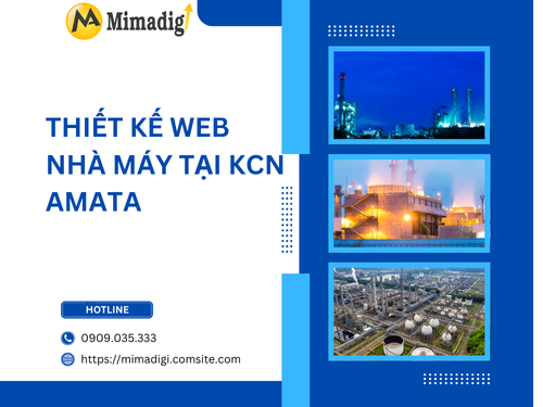 Factory Website Design at Amata Industrial Park by mimadigi