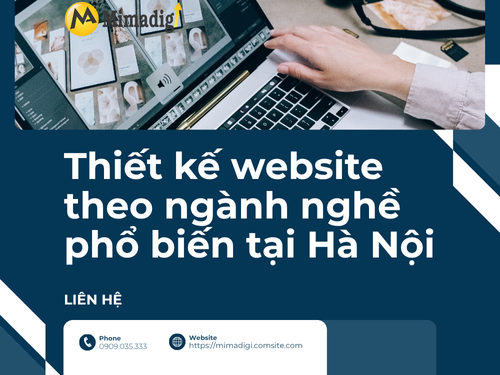 Website Design in Hanoi – SEO Standard, Professional Interface with MIMA Web Design