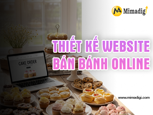 Online bakery website design at mimadigi