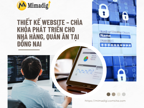 Restaurant & Eatery Website Design in Dong Nai with MIMADIGI