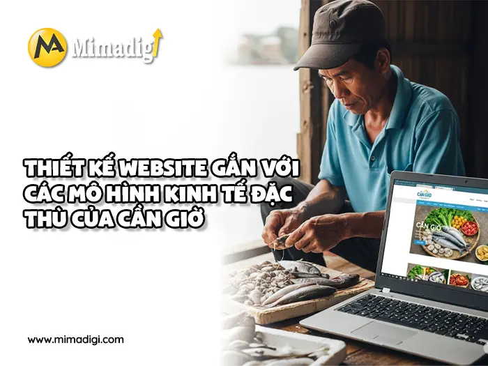 Thiết kế website Xã Cần Giờ tại mimadigi