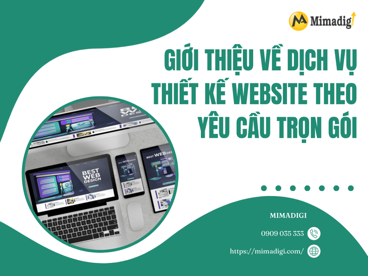 Introduction to custom website design package at MIMA