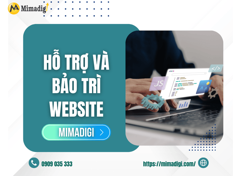 Hỗ trợ và bảo trì website tại MIMA