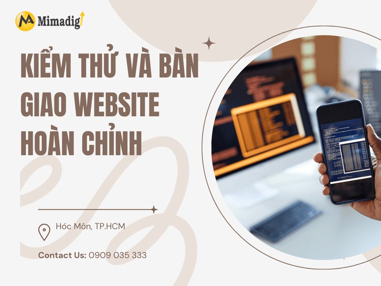 Testing and handing over the complete website at MIMA