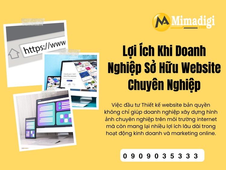 Lợi Ích Khi Doanh Nghiệp Sở Hữu Website Chuyên Nghiệp