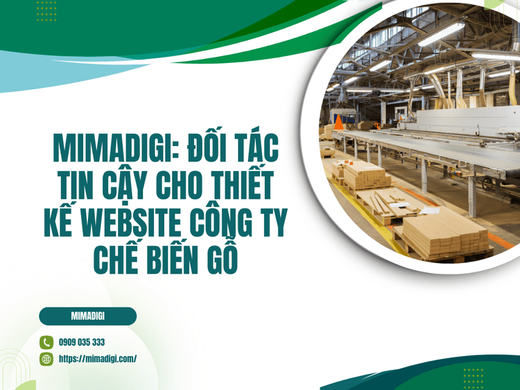 MIMADIGI: Reliable Partner for Wood Processing Company Website Design at MIMA