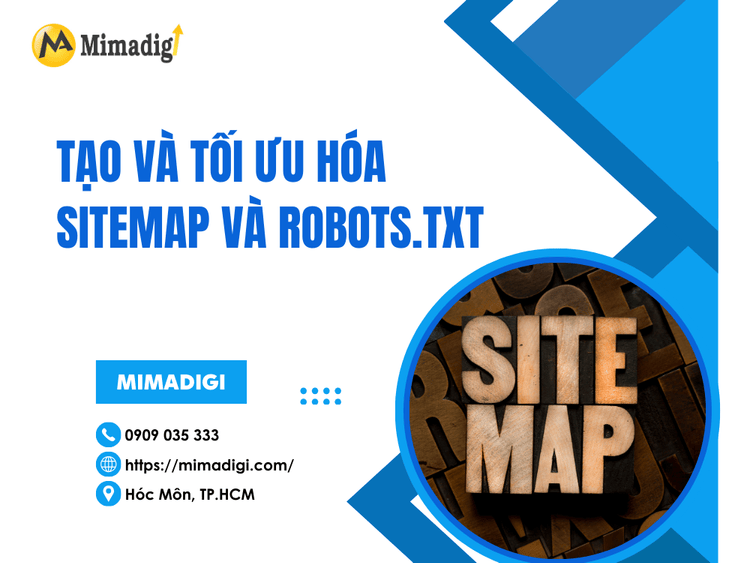Create and optimize sitemap and robots.txt at MIMA