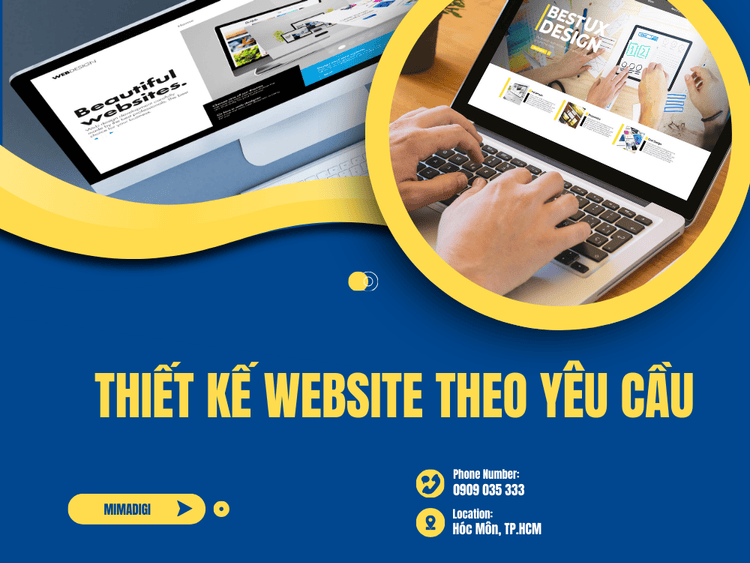 Thiết Kế Website Theo Yêu Cầu tại MIMA