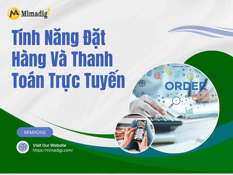 Tính Năng Đặt Hàng Và Thanh Toán Trực Tuyến tại MIMA
