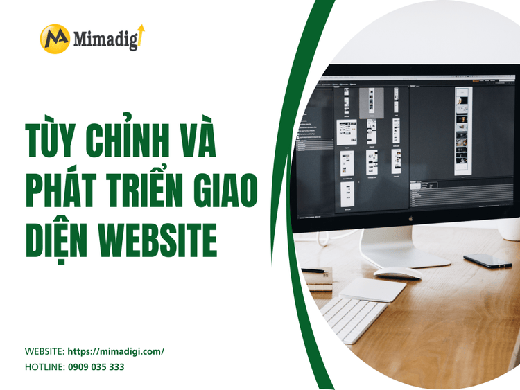 Customize and develop the website interface at MIMA