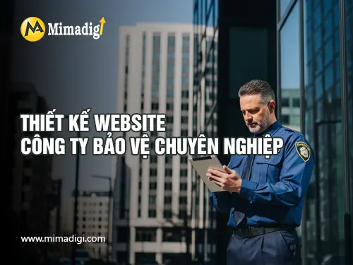 Security company website design at Mimadigi