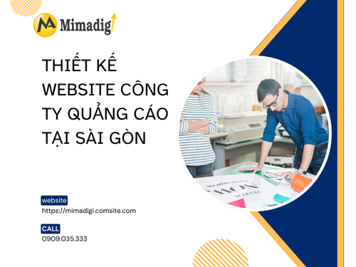 Website Design for Advertising Companies in Saigon by mimadigi