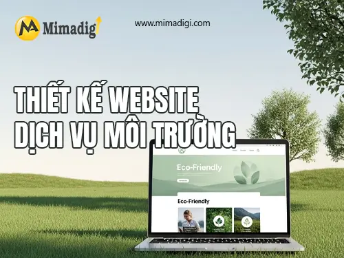Environmental service website design at mimadigi