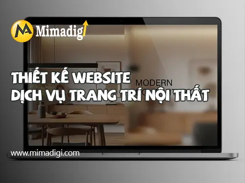Interior design website design at mimadigi