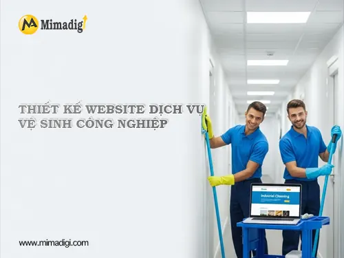 Industrial Cleaning Service Website Design at MIMADIGI