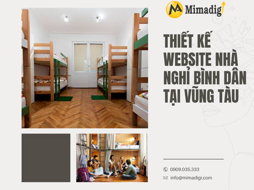 Budget Guesthouse Website Design in Vung Tau at mimadigi