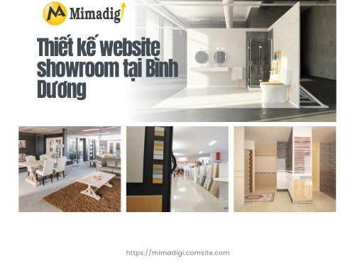 Showroom Website Design in Binh Duong by mimadigi