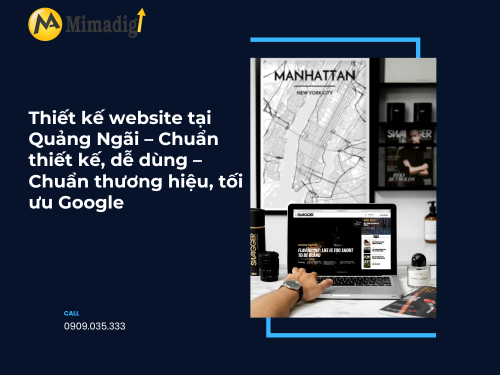 Website Design in Quang Ngai – Standard Design, Easy to Use by mimadigi