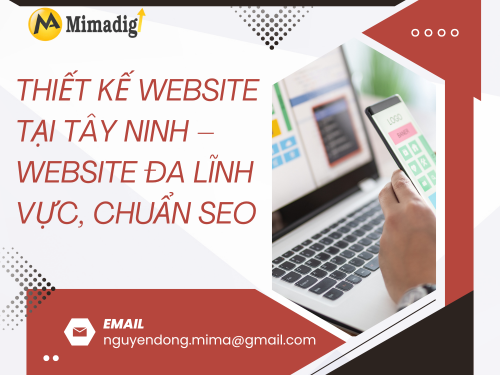 Website Design in Tay Ninh – Multi-field Website, SEO Standard by mimadigi
