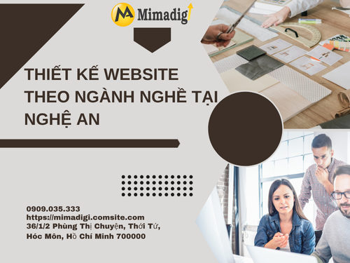 Website Design in Nghe An – SEO Standard, Free Hosting by MIMADIGI