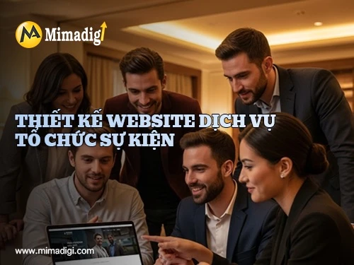 Event Planning Website Design at MIMADIGI