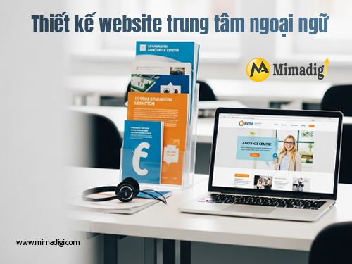 Website Design for Language Centers at MIMADIGI