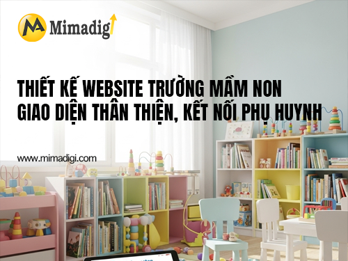 Kindergarten website design at mimadigi