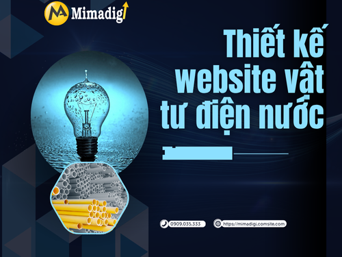 Electrical and plumbing supplies website design at mimadigi