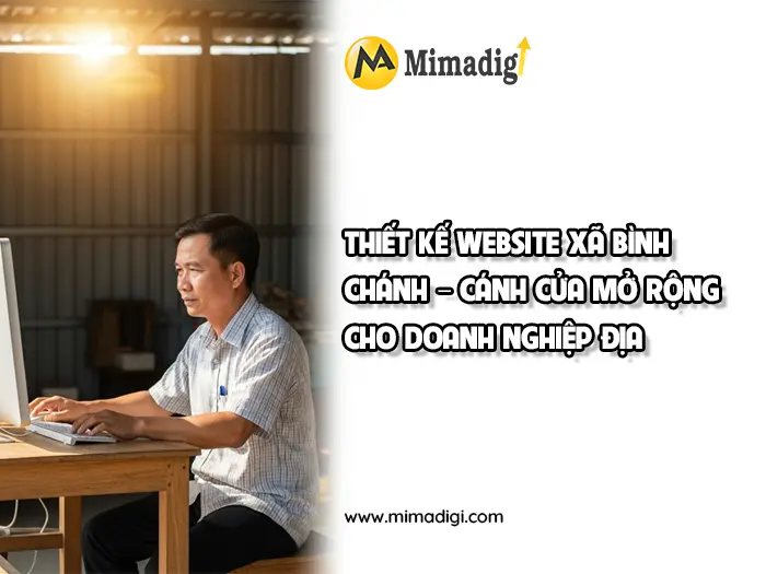 Website design for Bình Chánh Commune at mimadigi