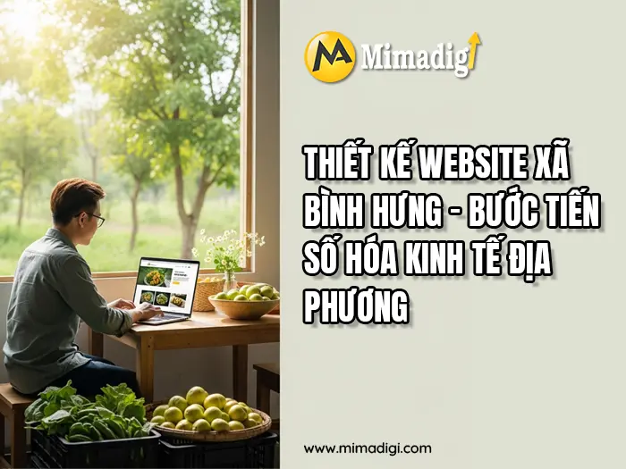 Website Design in Bình Hưng Commune at MIMADIGI