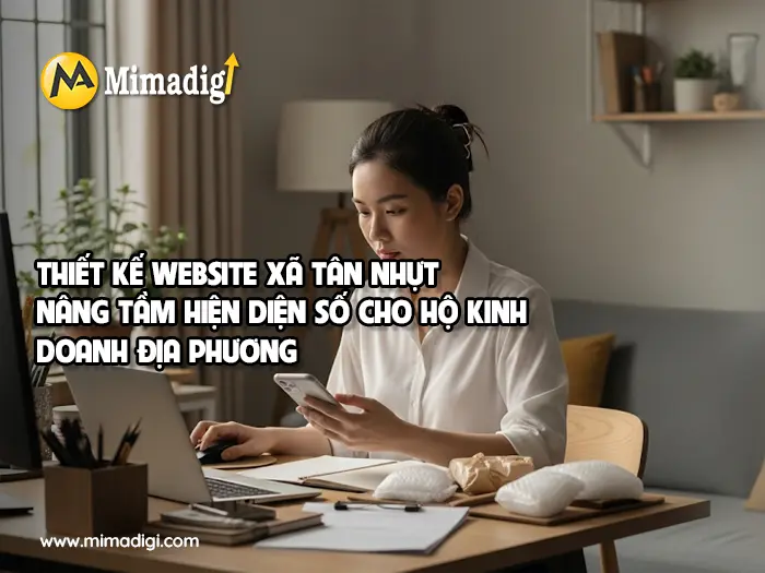 Website design in Tan Nhut Commune at mimadigi