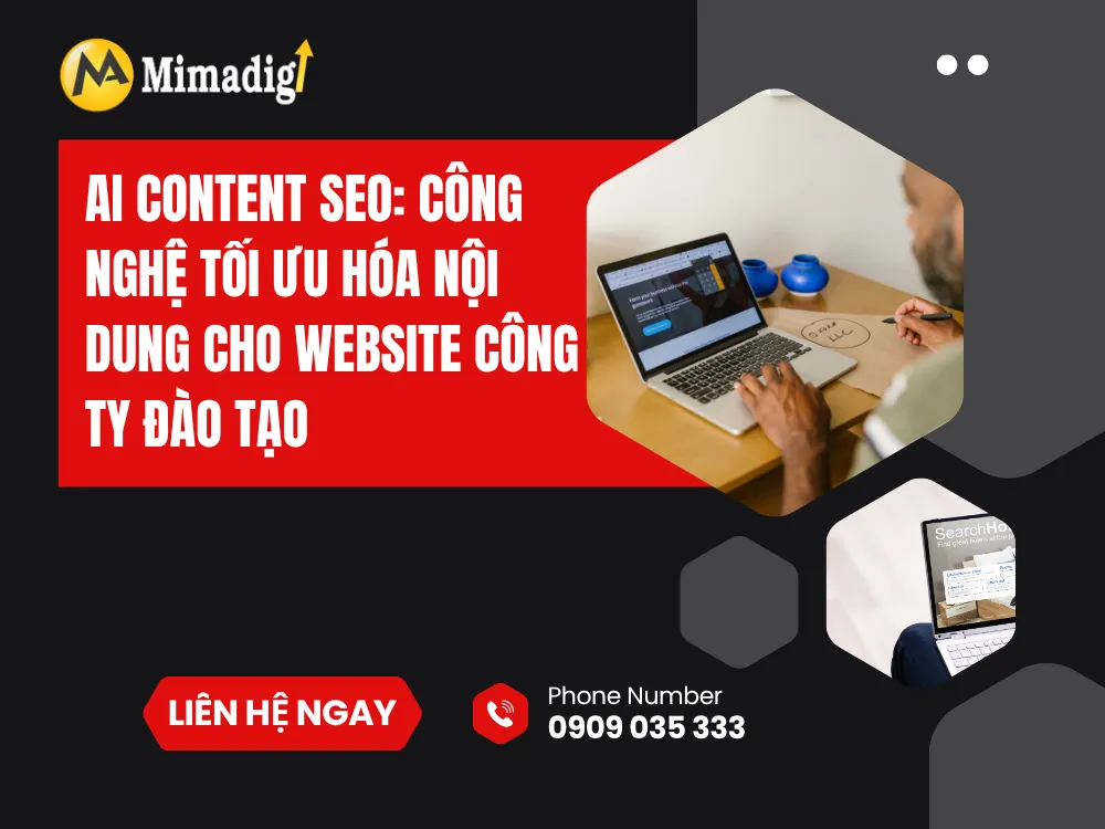 AI Content SEO: Công Nghệ Tối Ưu Hóa Nội Dung Cho Website Công Ty Đào Tạo tại mima