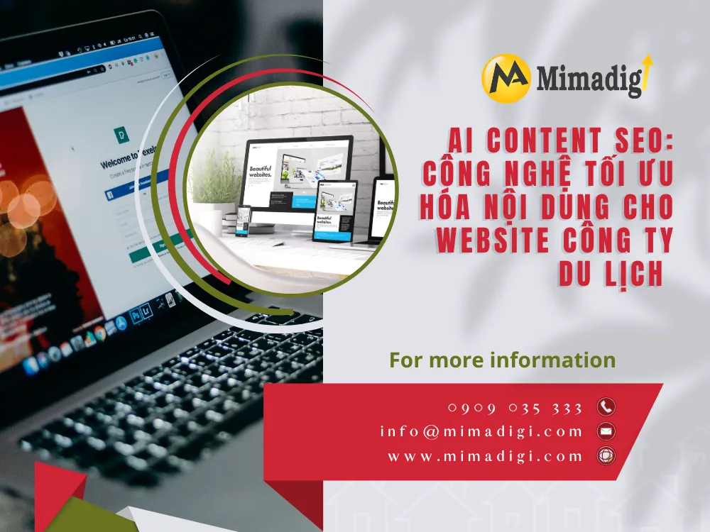 AI Content SEO: Công Nghệ Tối Ưu Hóa Nội Dung Cho Website Công Ty Du Lịch tại mima