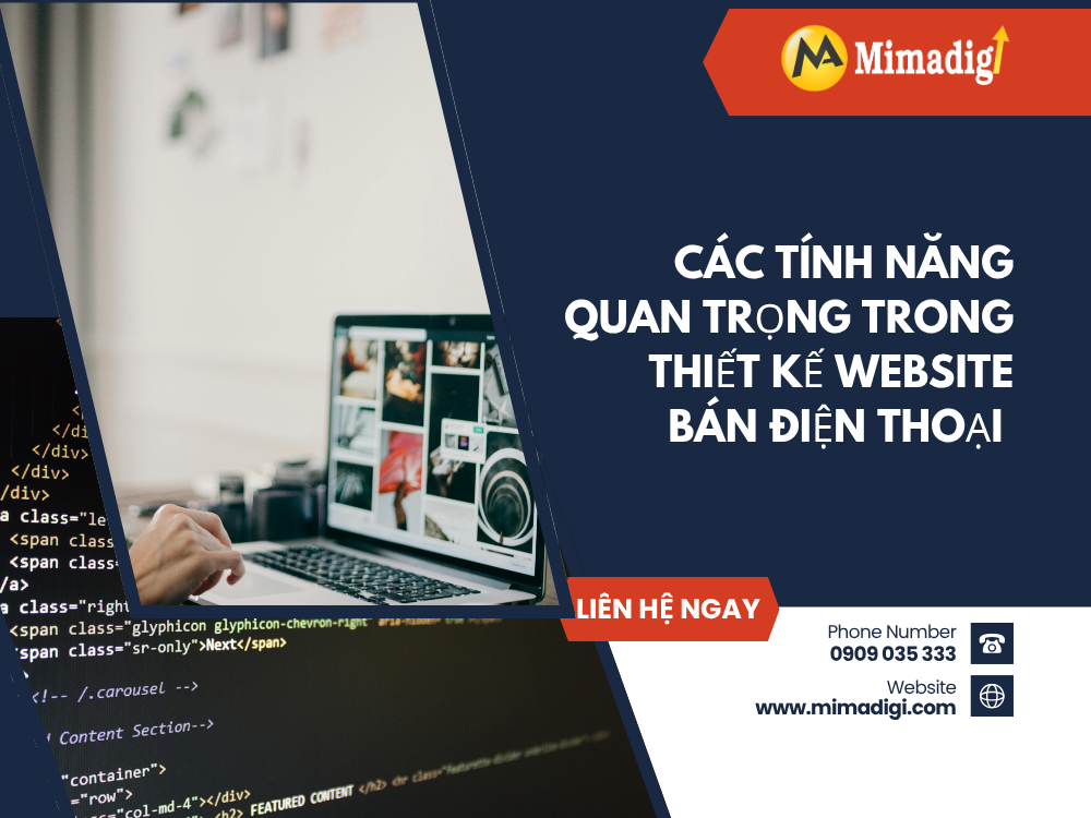 Các Tính Năng Quan Trọng Trong Thiết Kế Website Bán Điện Thoại tại mima
