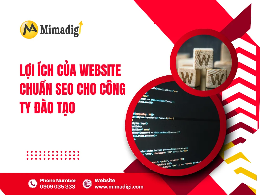 Lợi ích của website chuẩn SEO cho công ty đào tạo tại mima