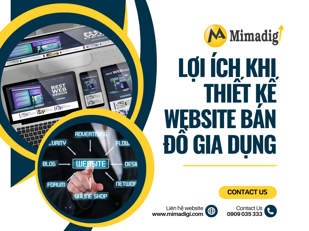 Lợi Ích Khi Thiết Kế Website Bán Đồ Gia Dụng tại mima