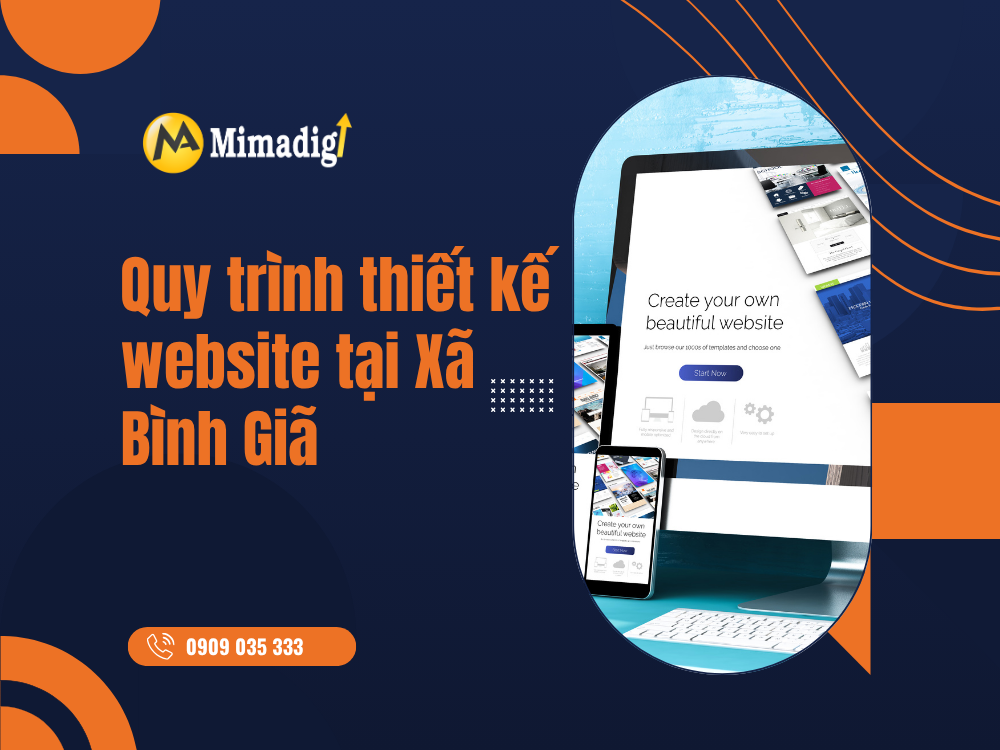 Quy trình thiết kế website tại Xã Bình Giã tại mima