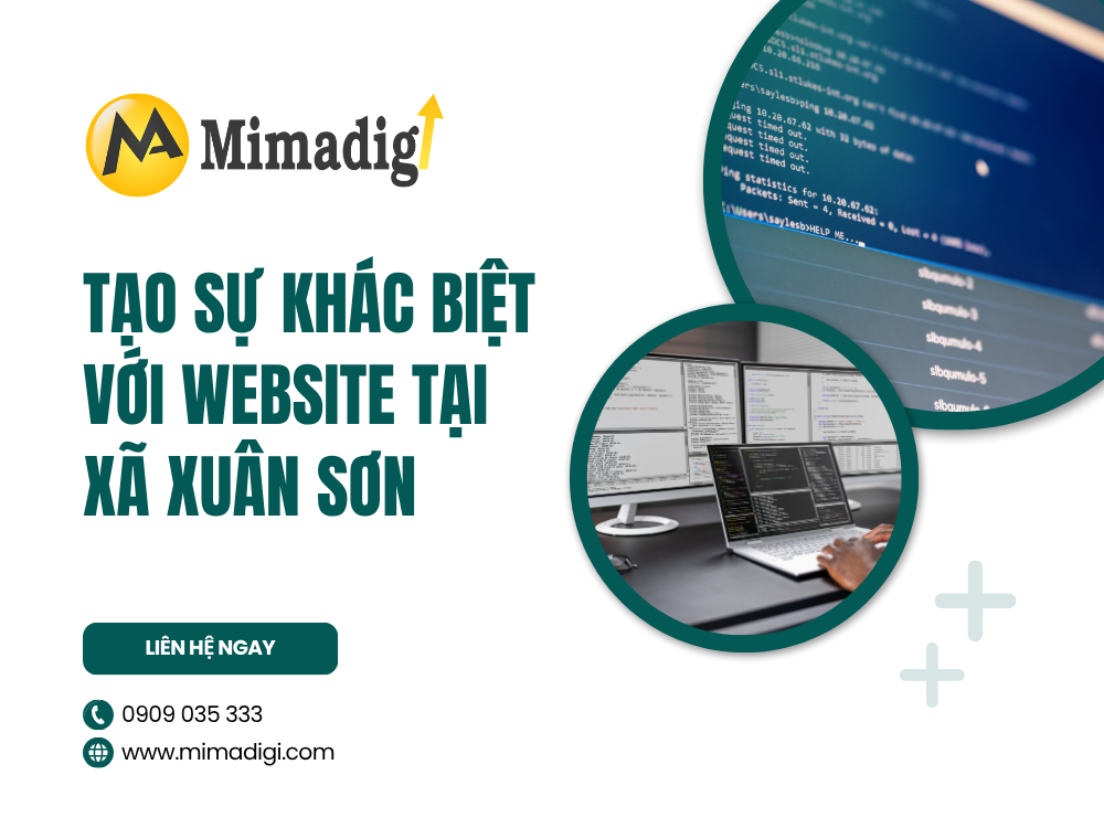 Tạo Sự Khác Biệt Với Website Tại Xã Xuân Sơn tại mima
