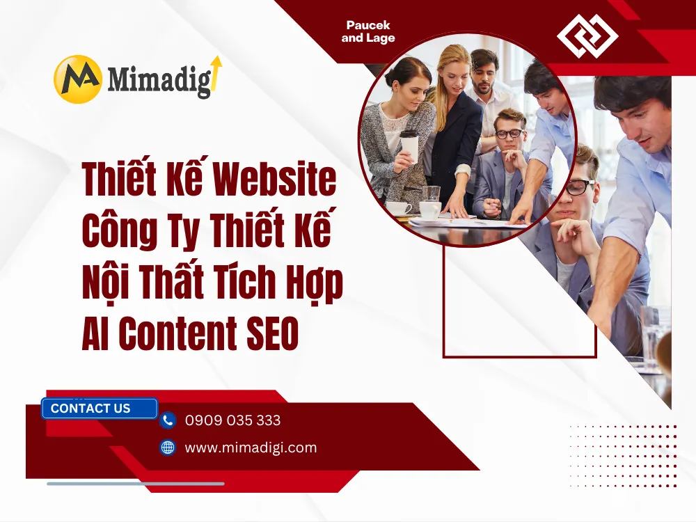 Thiết kế website bán đồ nội thất tại mima