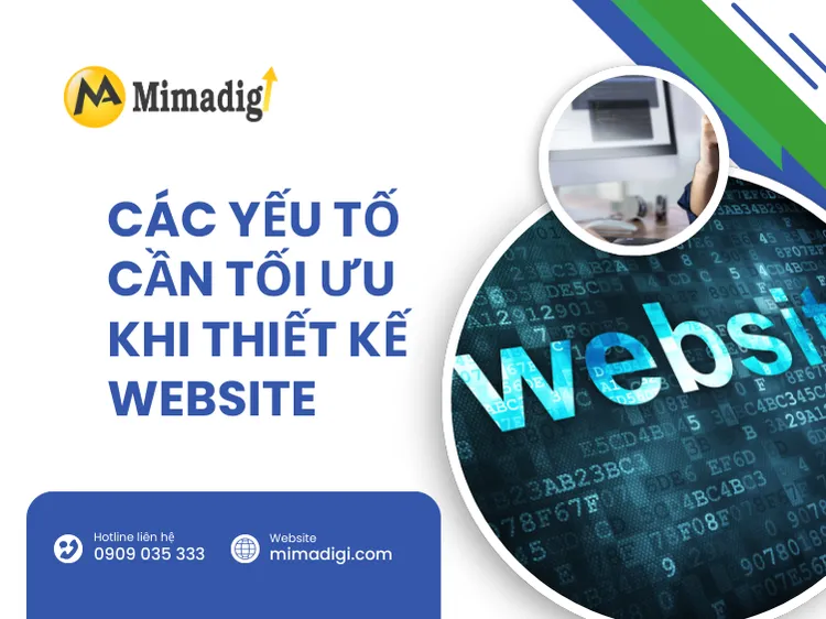 Các yếu tố cần tối ưu khi thiết kế web bán hàng giá rẻ tại mima