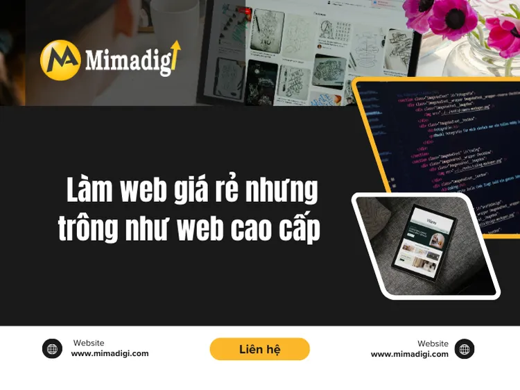 Affordable Website That Looks High-End at mima