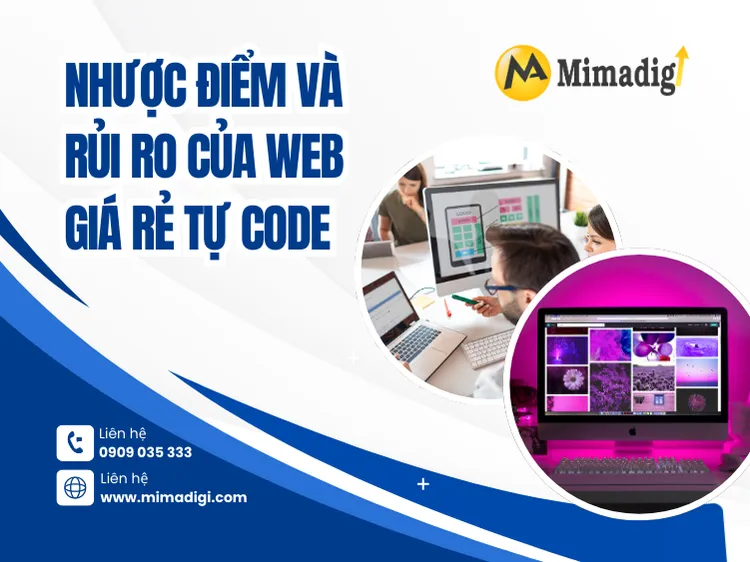 Disadvantages and Risks of Self-Coded Cheap Websites at mima